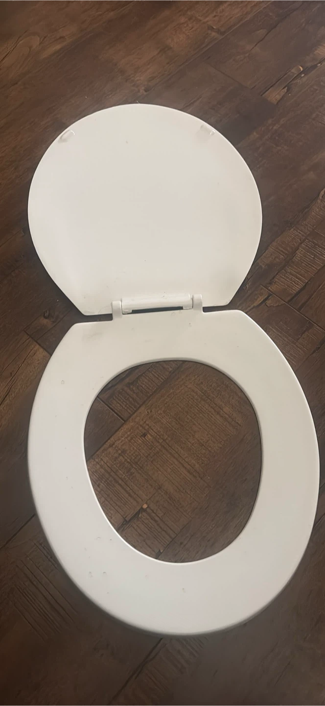 White Toilet Seat - photo 2