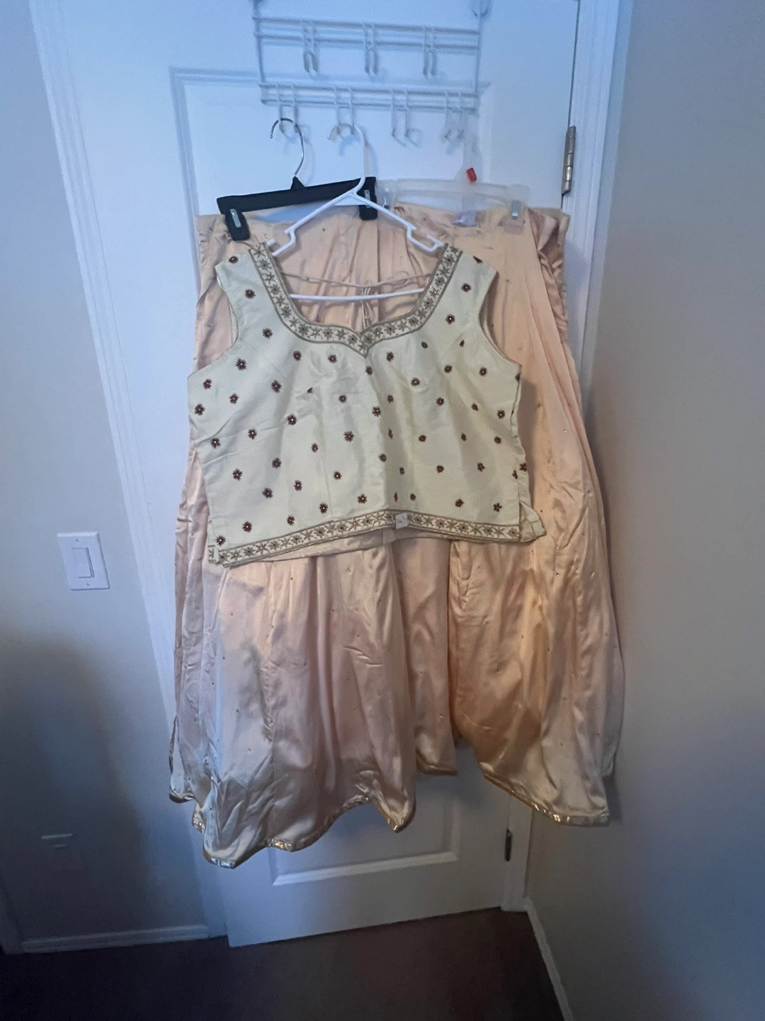 New blouse sharara Suit - Beige & Embroidered - photo 3