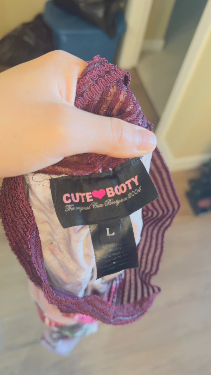 Cute Booty Floral Leggings - Size L - photo 3