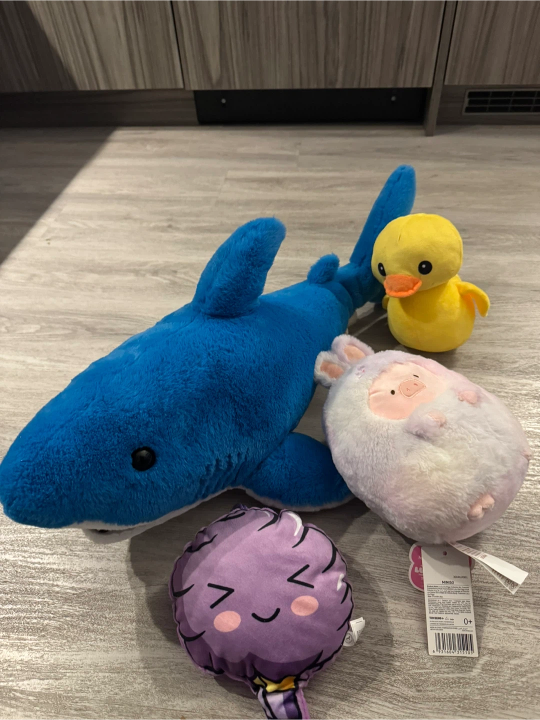 #gifting Plush Toys - Shark, Duck, Pig, Purple Icecream