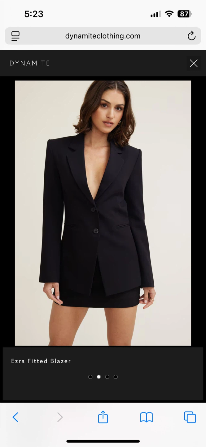 Dynamite Ezra Fitted Blazer - XS