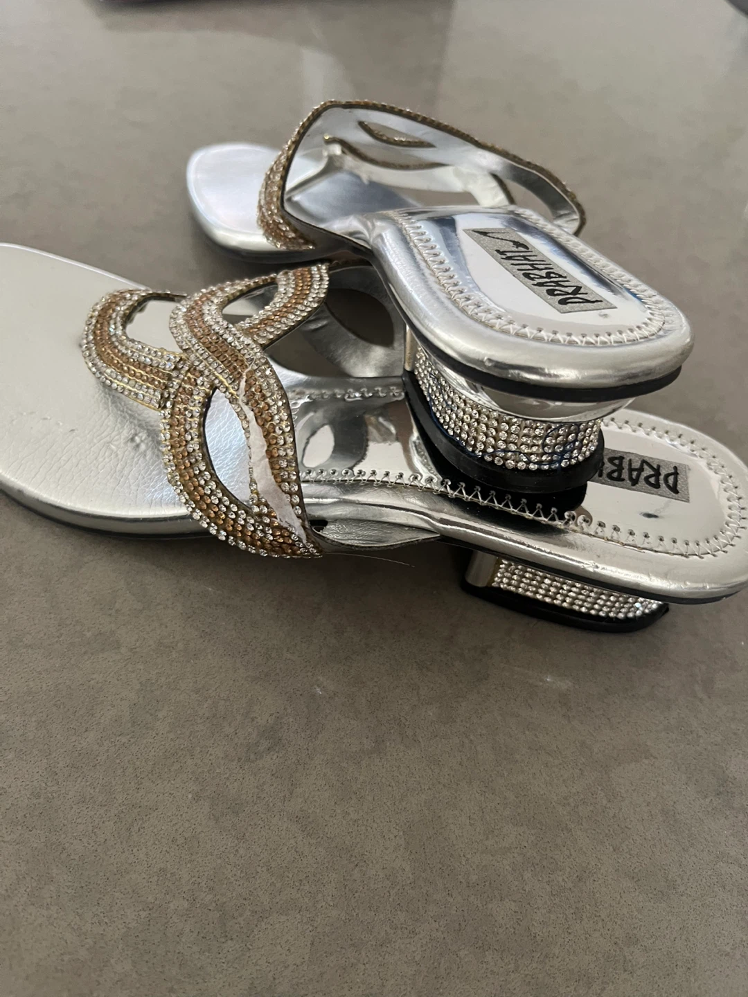 Prabhat Silver Sandals - photo 3