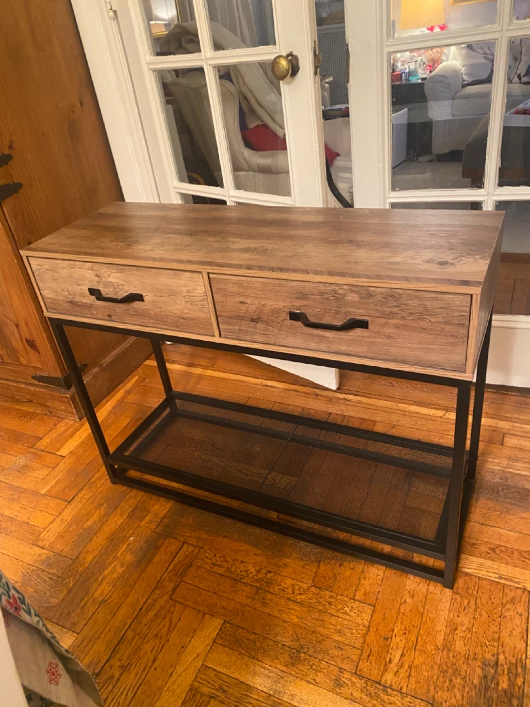 Console Table with Drawers & Shelf - photo 2