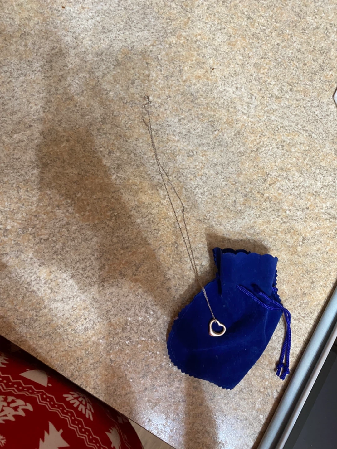 Authentic 9.25 Tiffany open hear necklace - photo 2