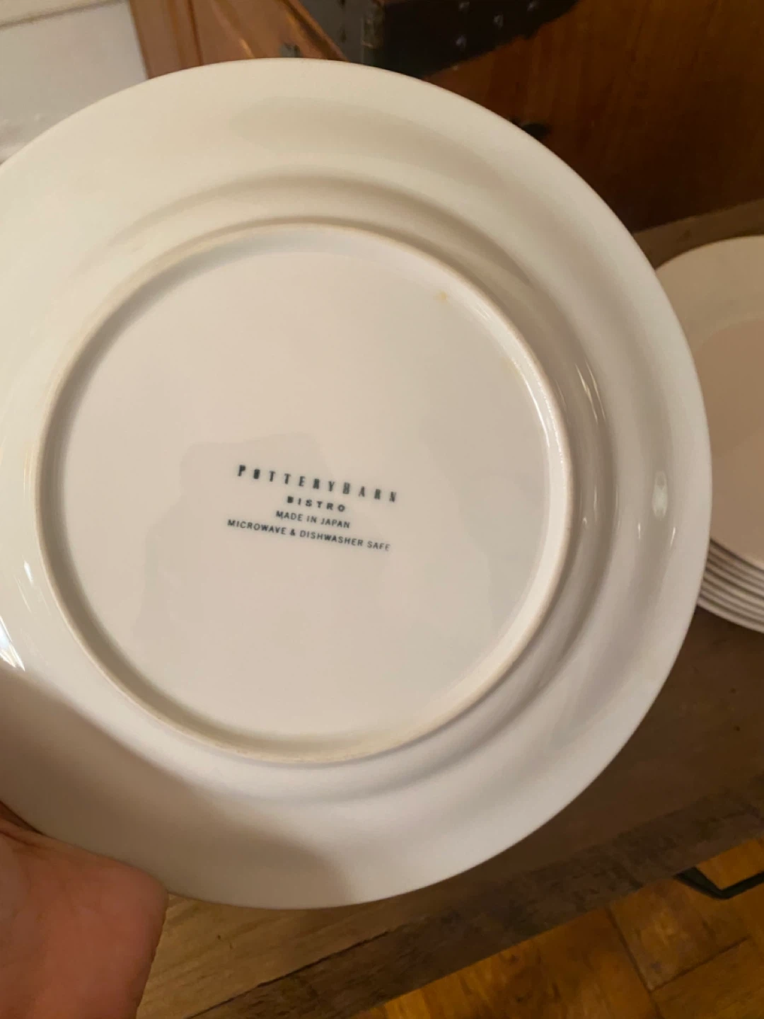 Pottery Barn Bistro White Dinner Plates - photo 4