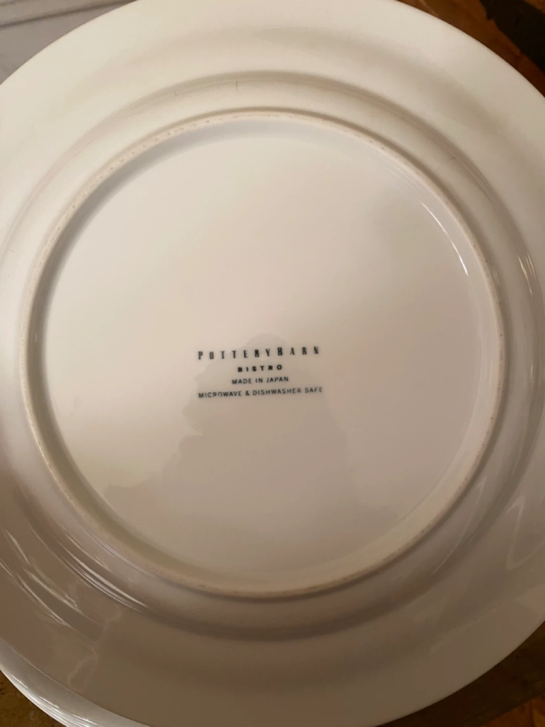 Pottery Barn Bistro White Dinner Plates - photo 3