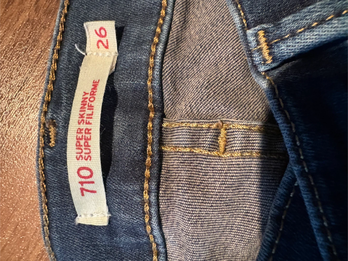 Levi's 710 Super Skinny Jeans - Size 26 - photo 2