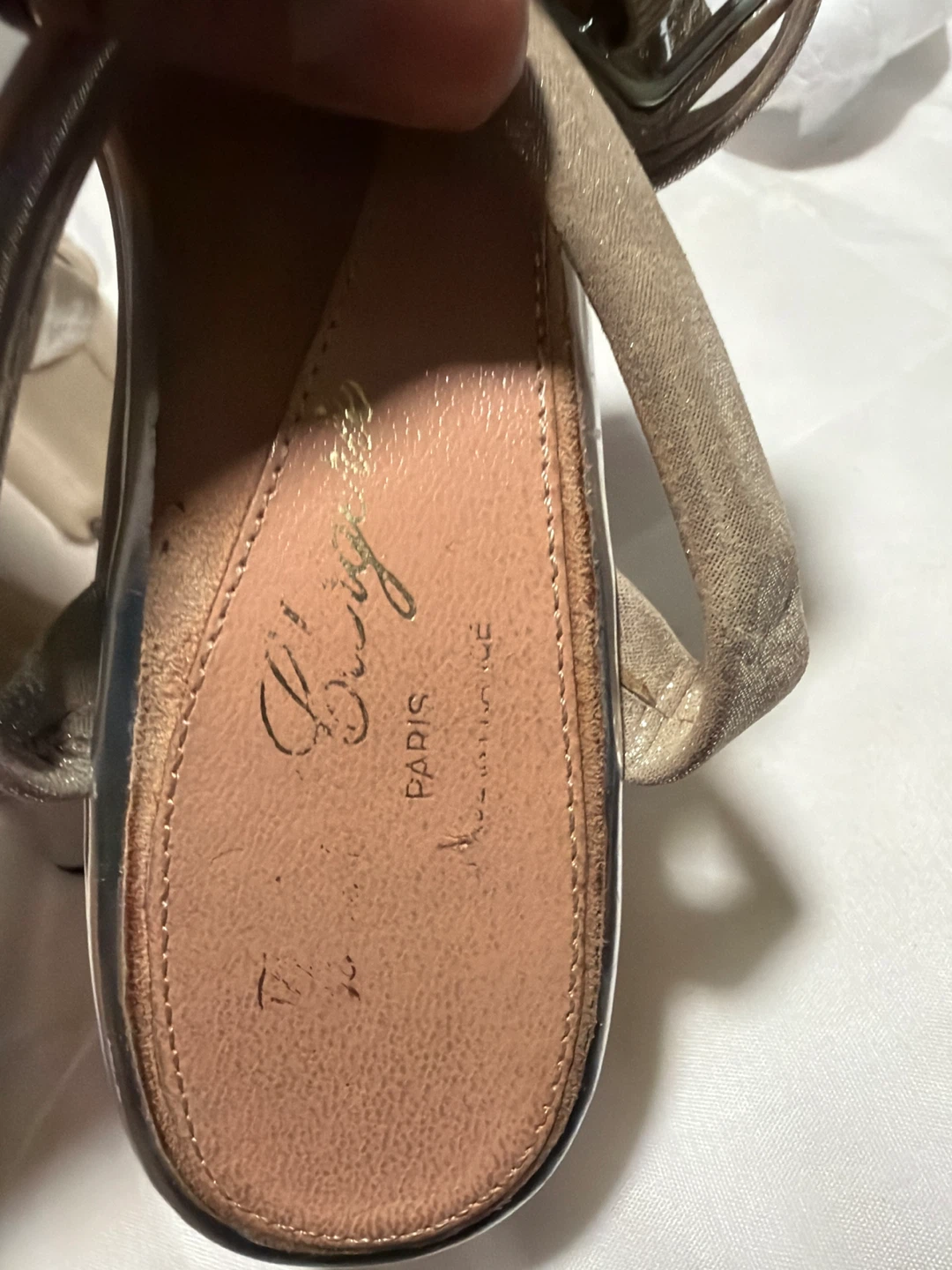 Robert Elegenie Chose Beige Platform Heels - photo 4
