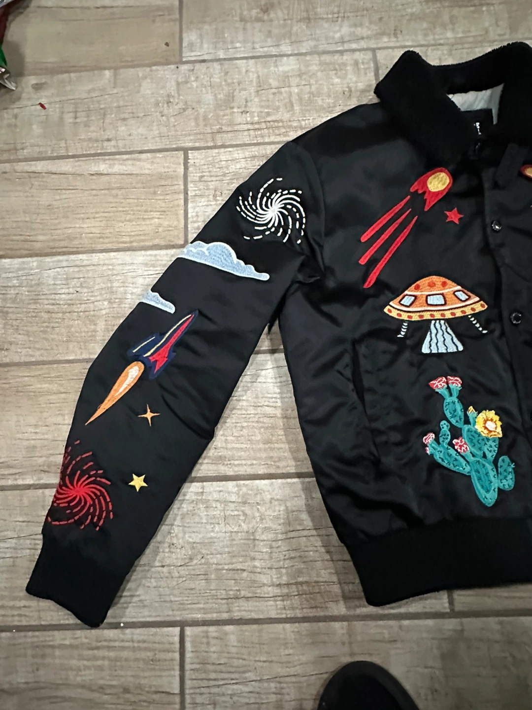 Billionaire Boys Club Solstice Black SATIN SHERPA L Used - photo 2