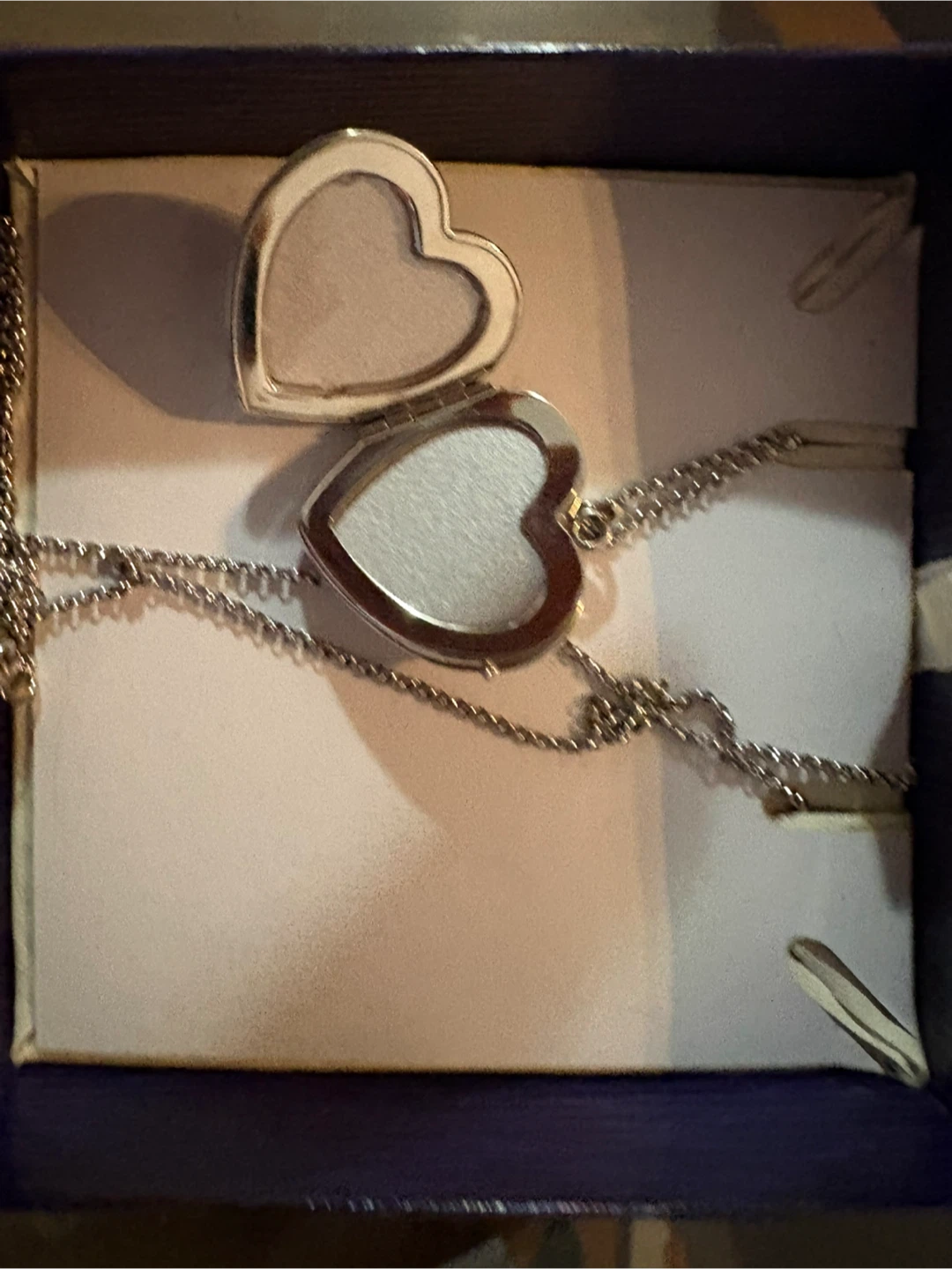 Heart Locket Necklace with Box - photo 2