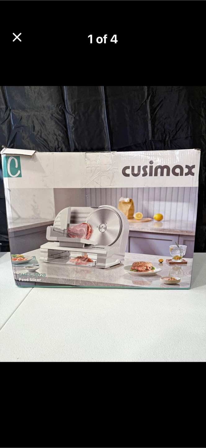 New Cusimax CMFS-9028 Food Slicer - Like New!