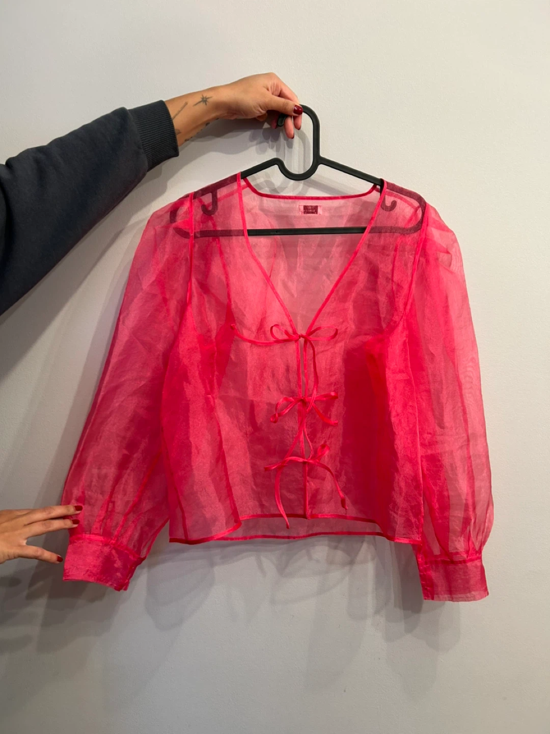 Pink Organza Blouse