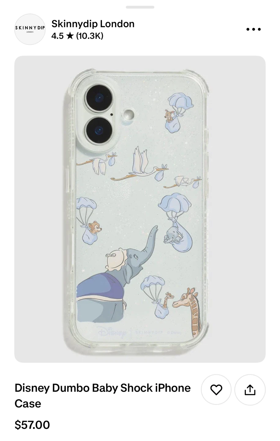 Skinnydip London Disney Pixar iPhone Case