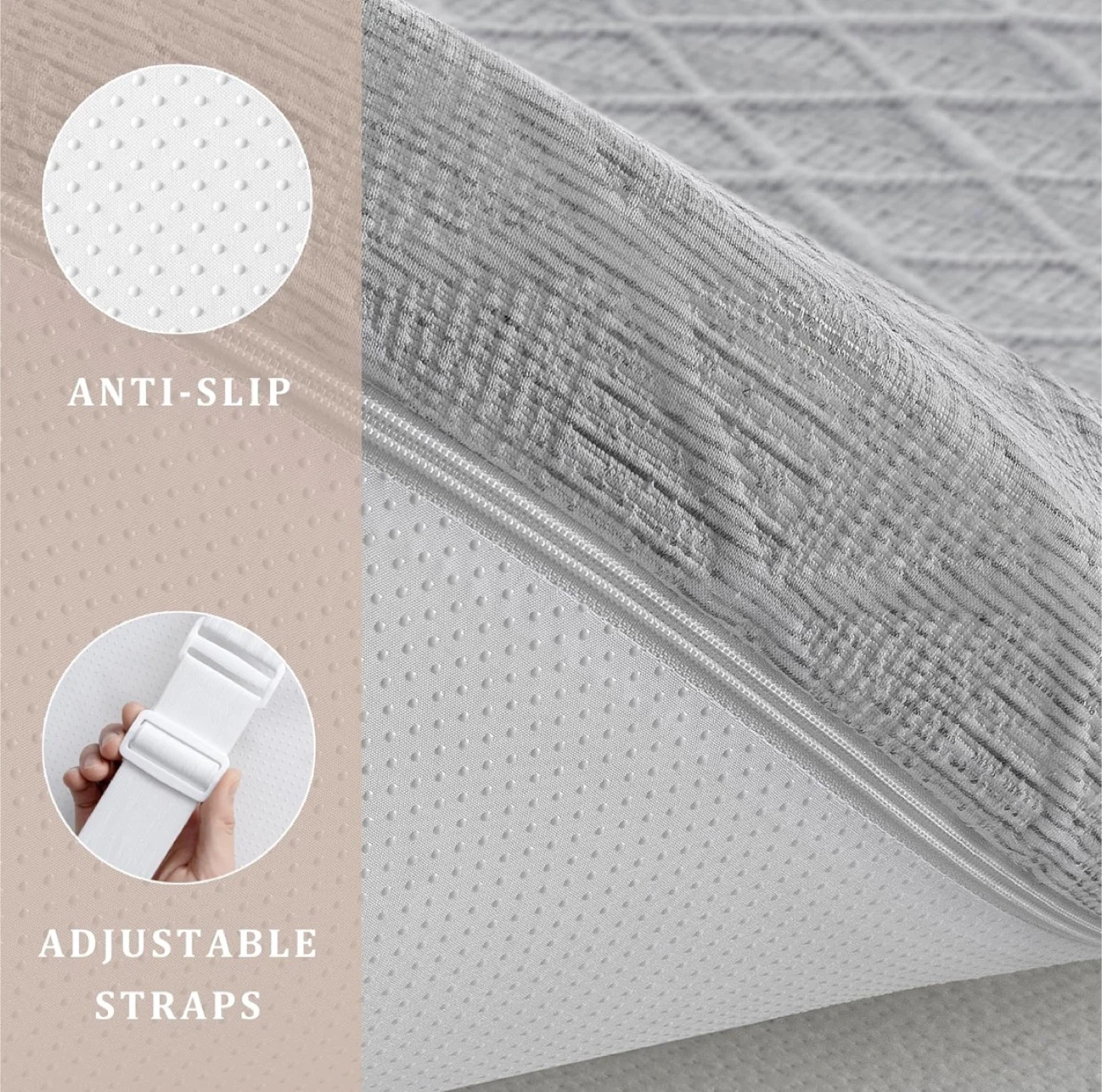 Dual-Layer Mattress Topper - Firm/Extra Firm - photo 3