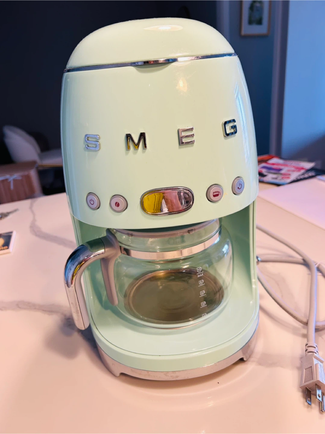 Smeg Retro style drip coffee machine Pastel Green Coffee Maker - photo 4