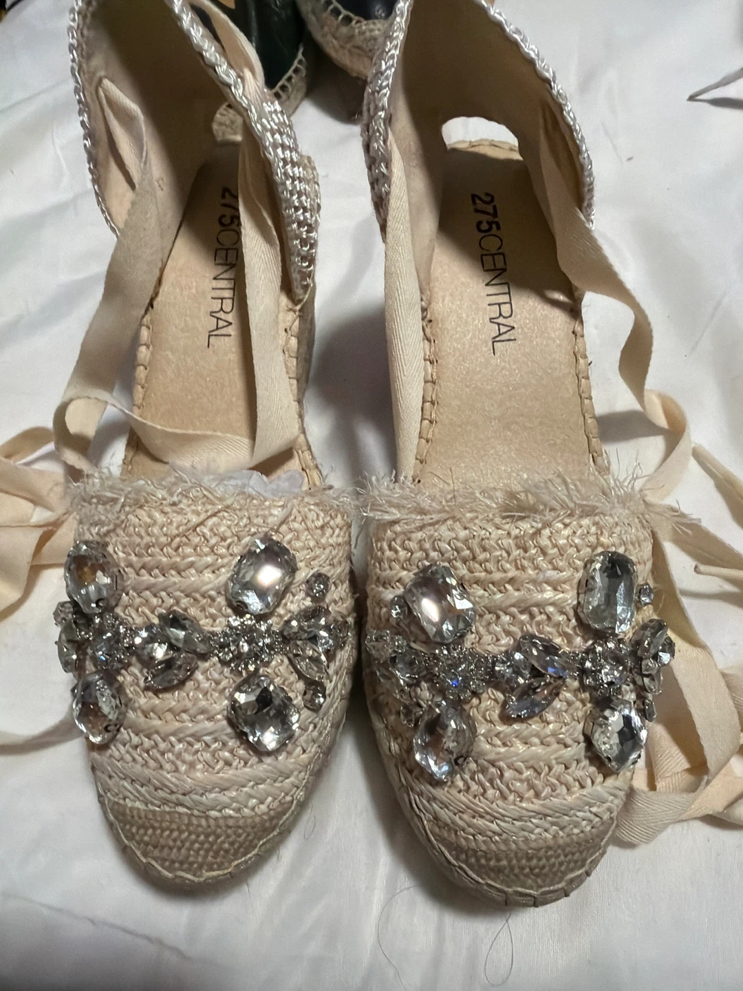 275 Central Espadrille Wedge Heels # size 37