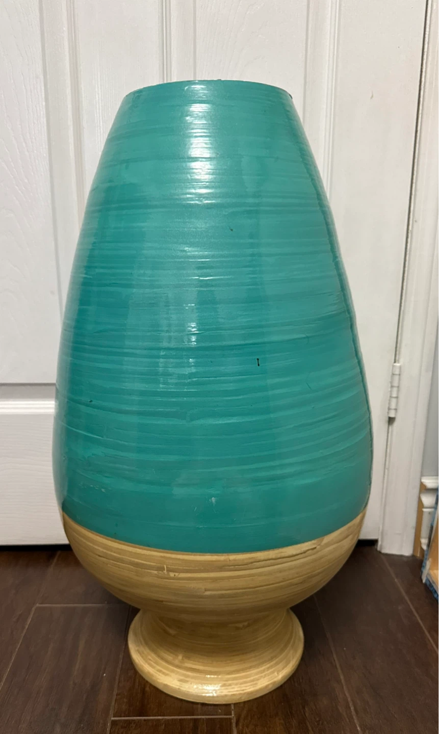 Large Modern Two-Tone Floor Vase - photo 3