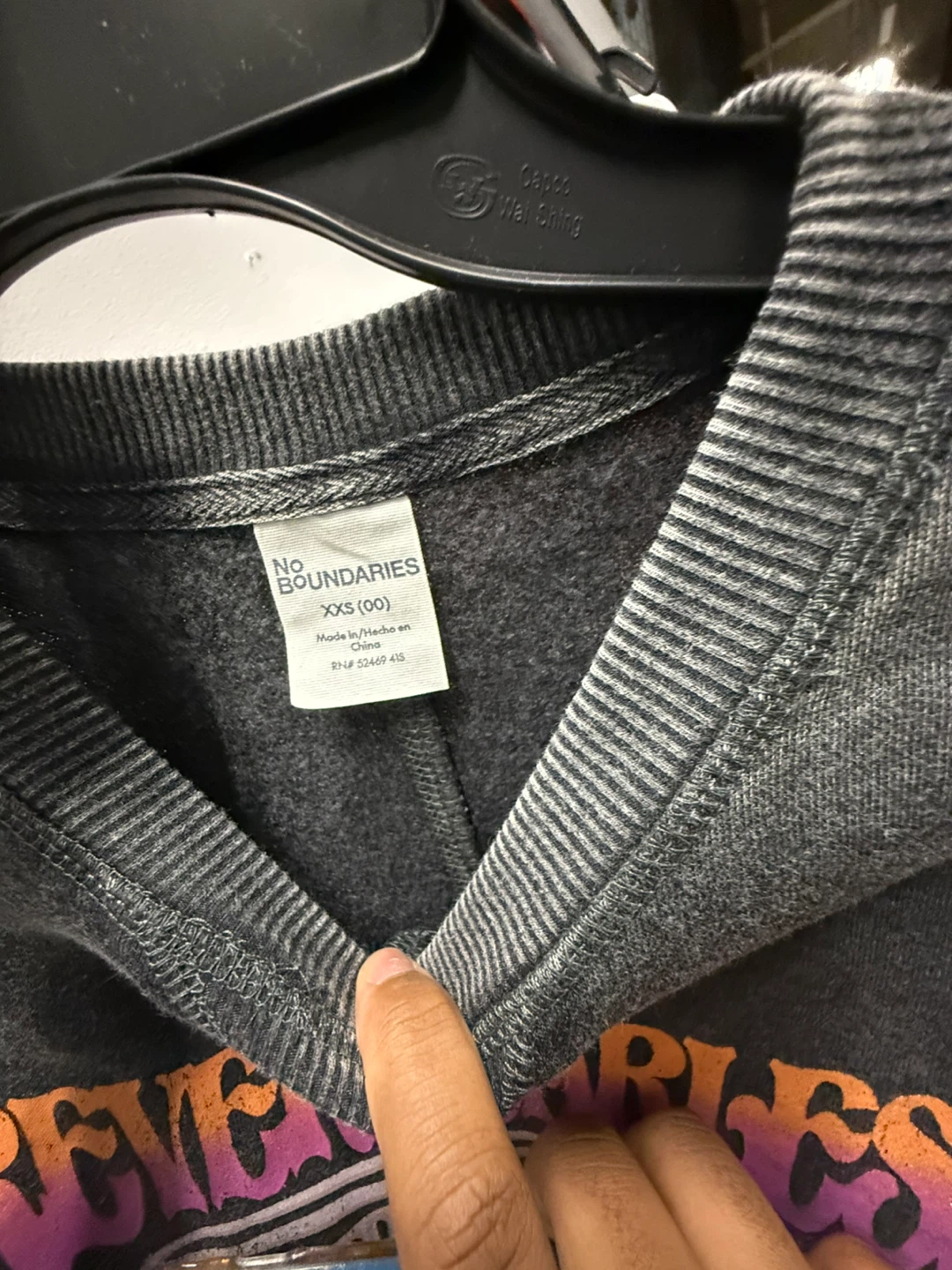 No Boundaries XXL Gray Sweatshirt - photo 2