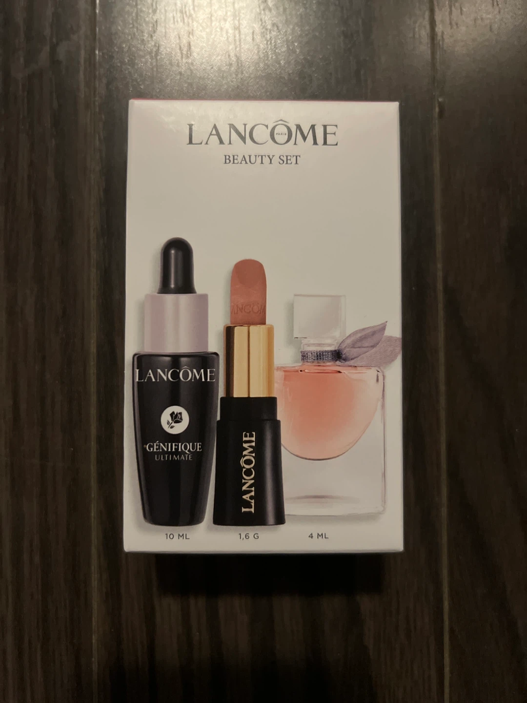 Lancôme Beauty Set (Genifique, L'Absolu Rouge, La Vie Est Belle)