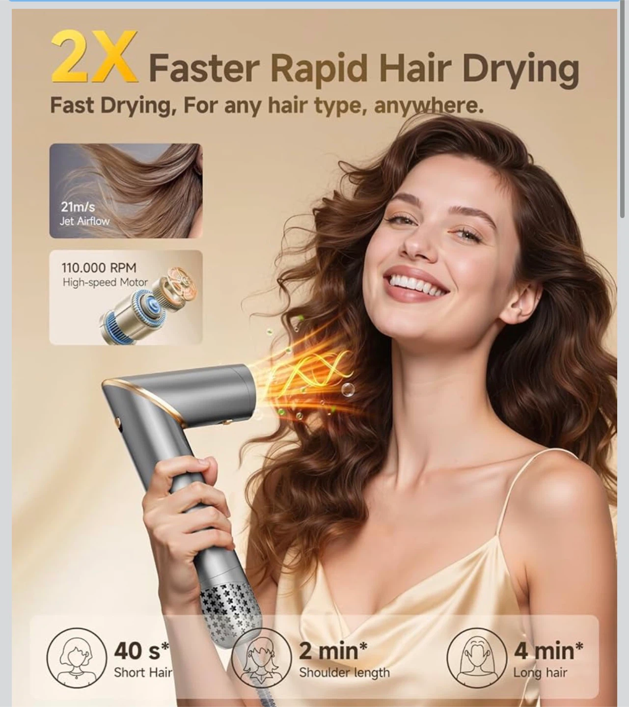8 in 1 Hair Dryer Brush Set - photo 2