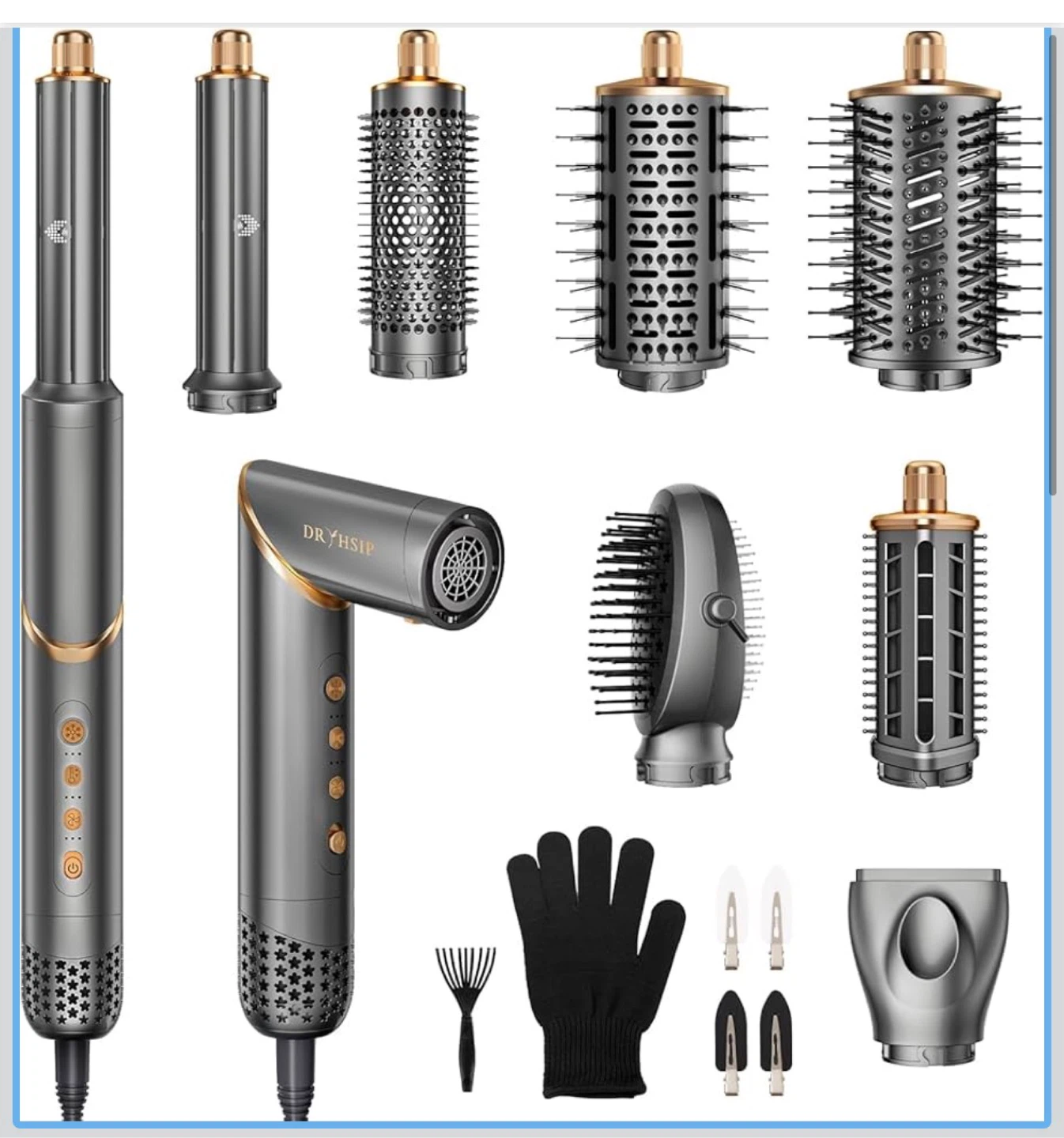 8 in 1 Hair Dryer Brush Set