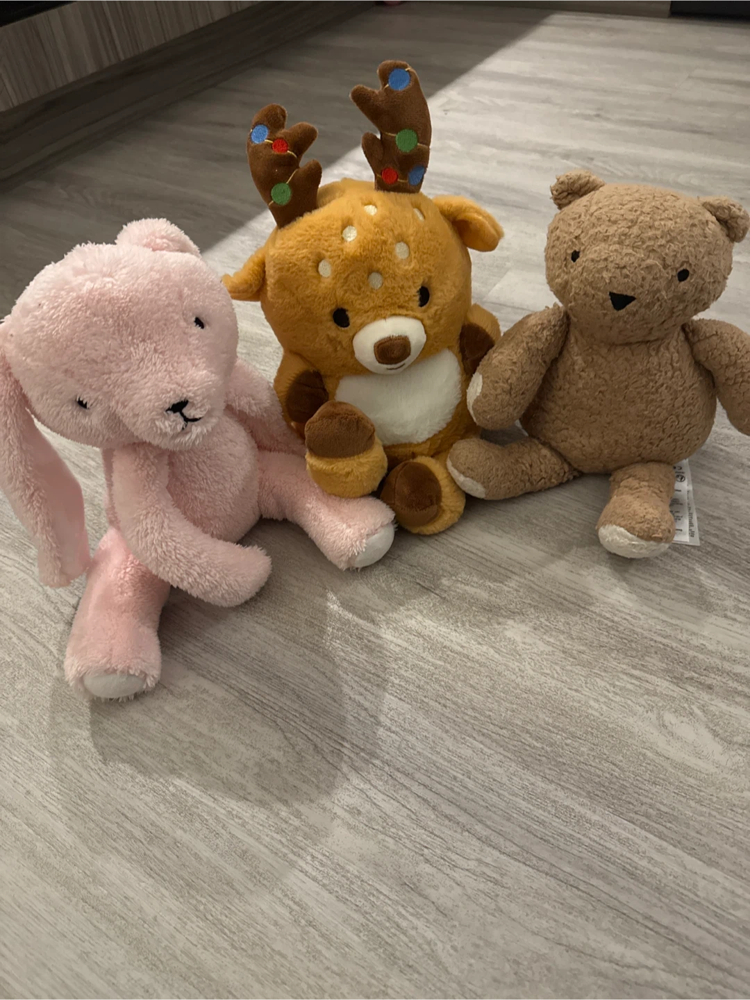 Assorted Plush Toys - Bunny, Deer, Bear