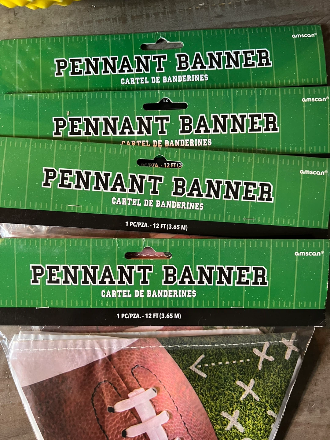 Amscan Pennant Banner - Football Theme 12 X 4 =48 - photo 5