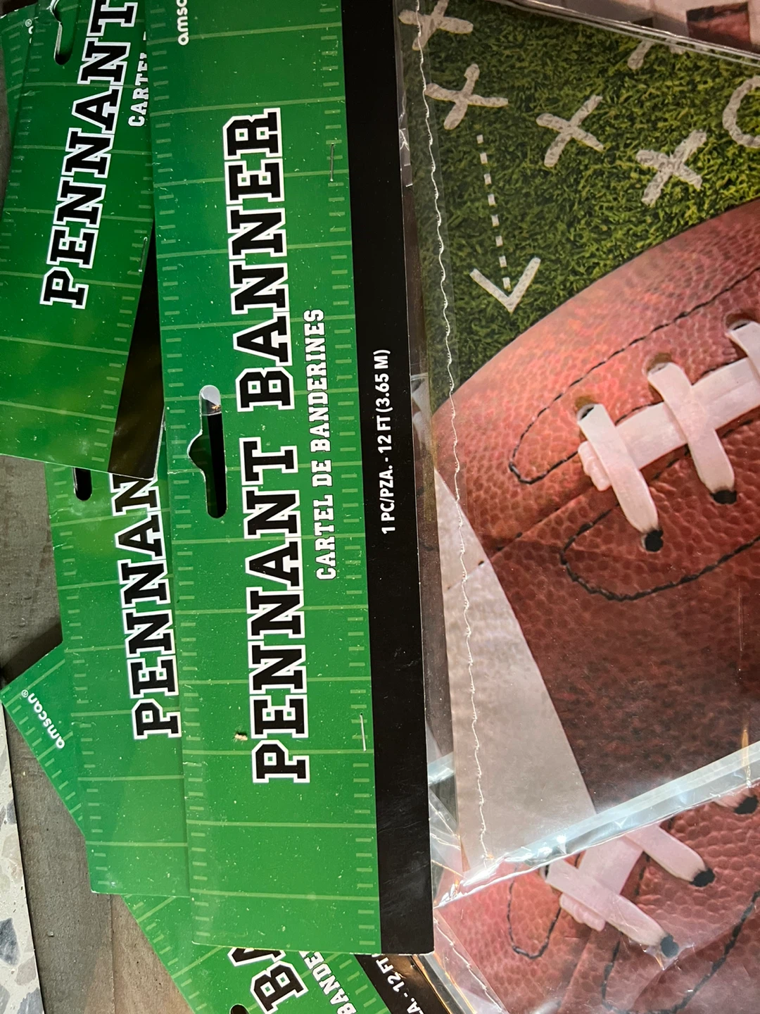 Amscan Pennant Banner - Football Theme 12 X 4 =48 - photo 4