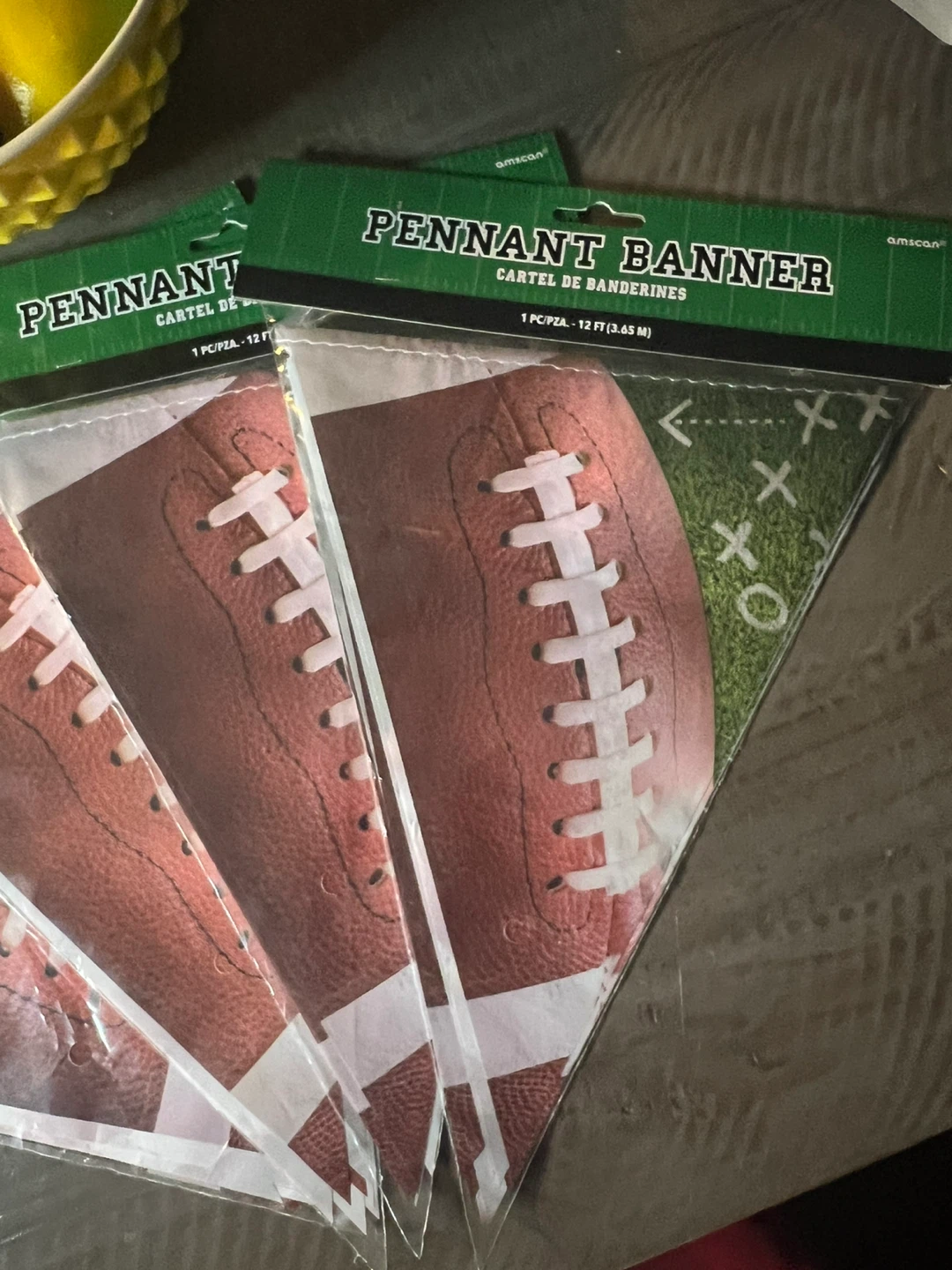 Amscan Pennant Banner - Football Theme 12 X 4 =48 - photo 2