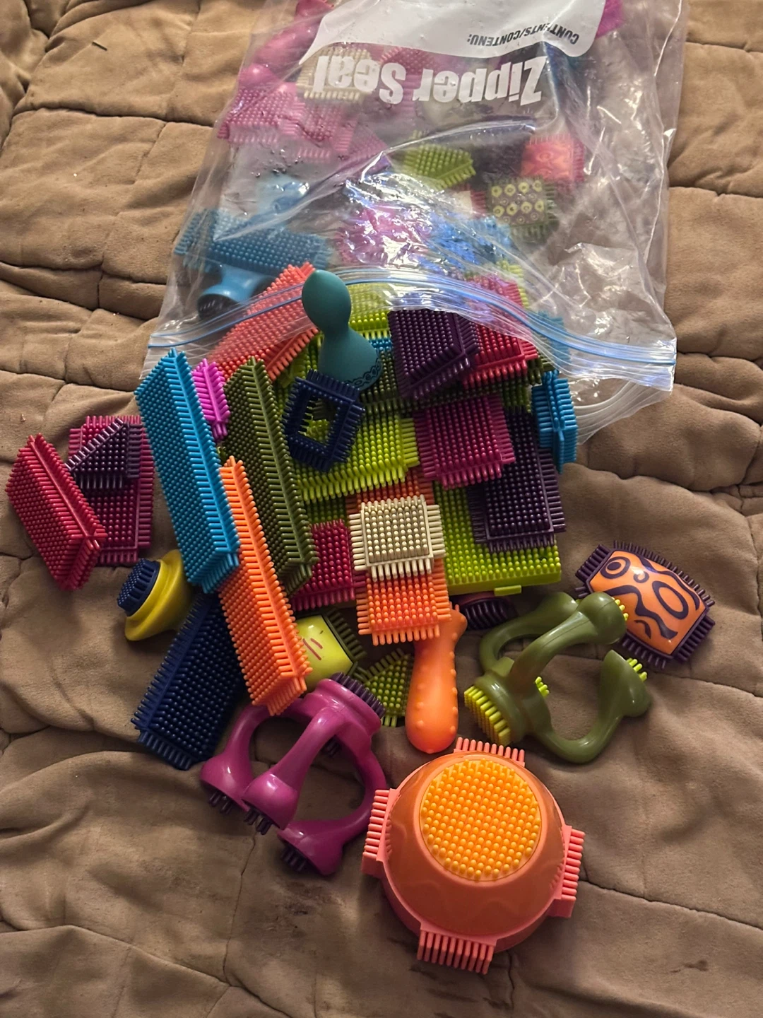 Bristle Blocks in Zipper Seal Bag - photo 3