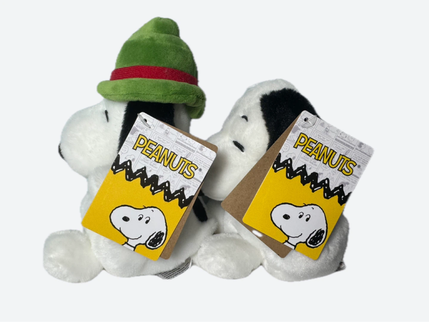 NEW with tags 2 Peanuts Snoopy Plushies Palm Pals! - photo 3