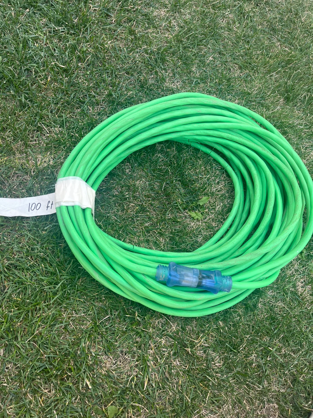 100 ft Green Extension Cord