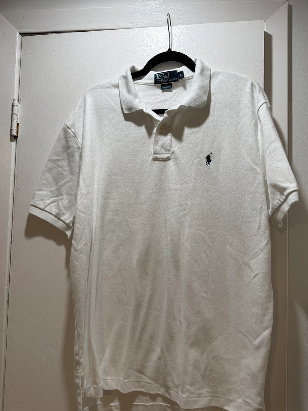 Polo Ralph Lauren White Polo Shirt - L