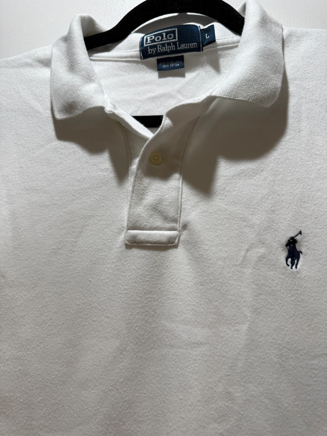 Polo Ralph Lauren White Polo Shirt - L - photo 2