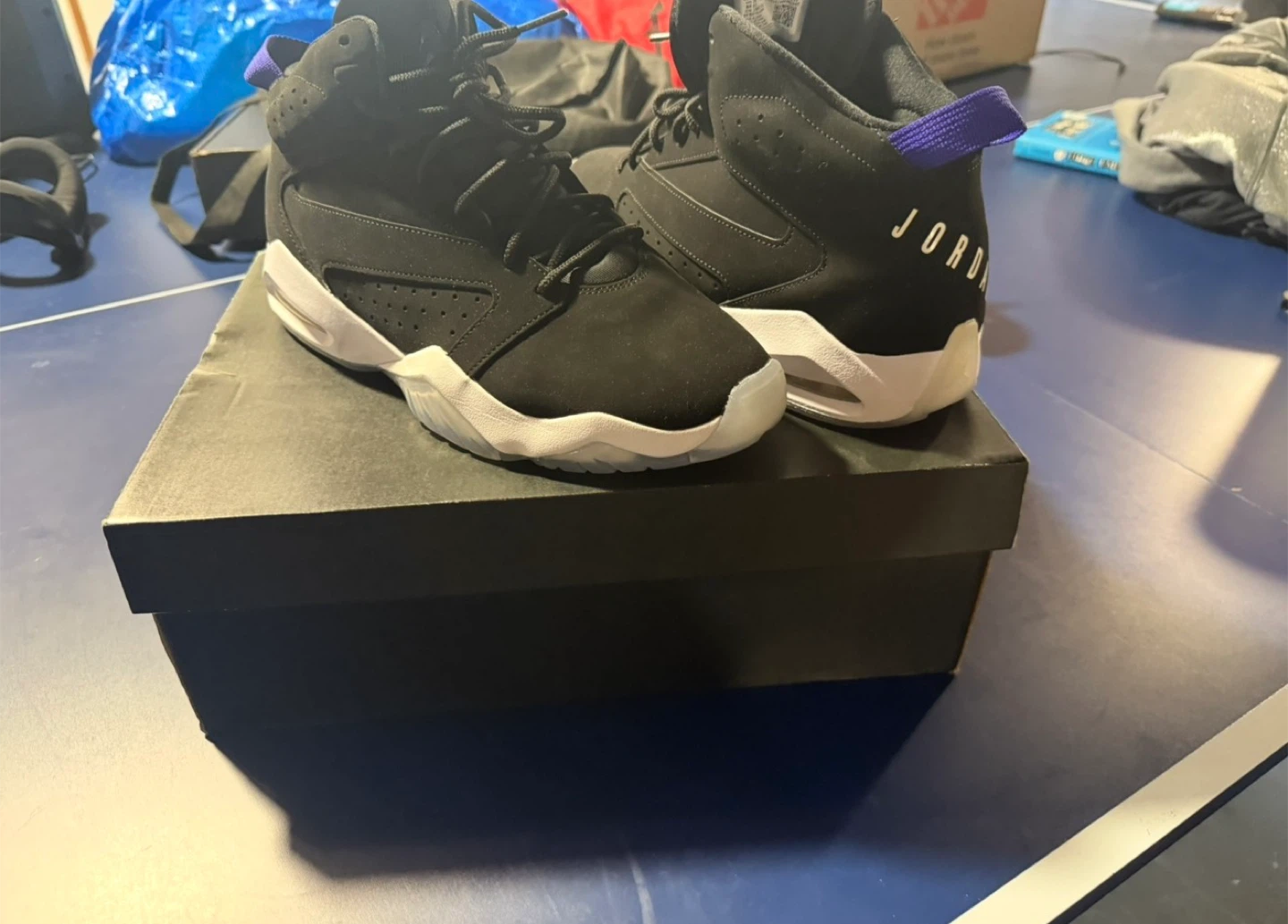 Jordan Lift Off Black/Dark Concord - Size 10