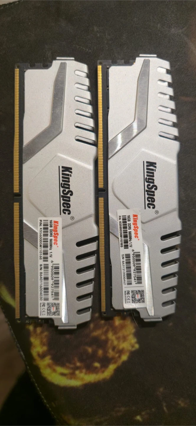 KingSpec 32GB (2×16GB) DDR5 5800MHz Desktop RAM