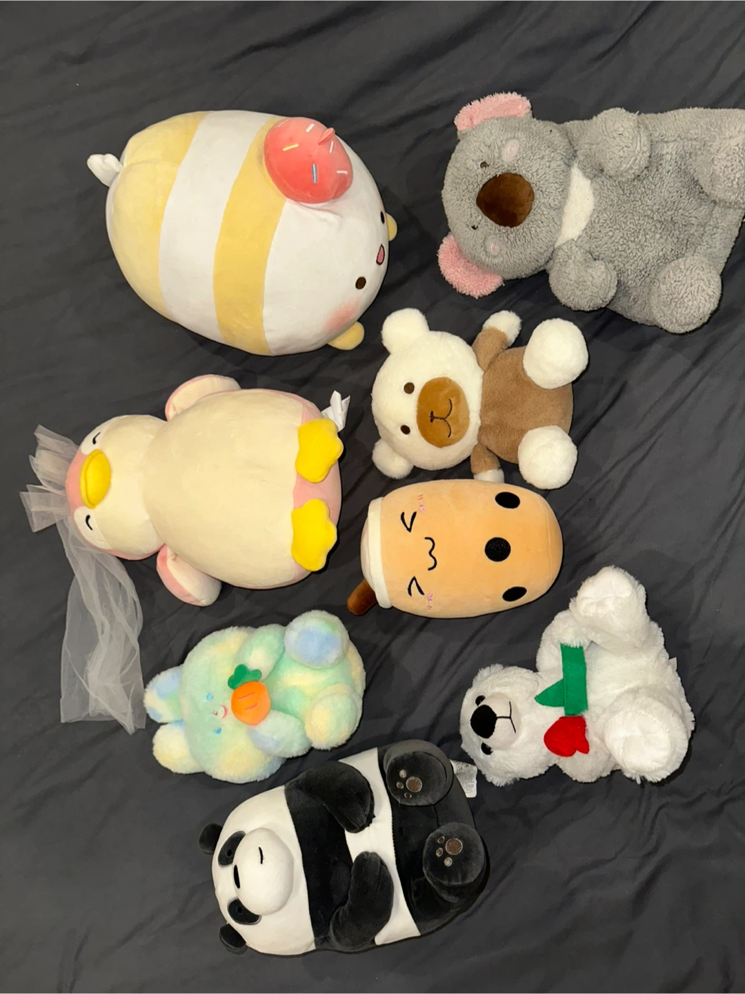 Assorted Plush Toys - Panda, Bear, Boba - photo 2