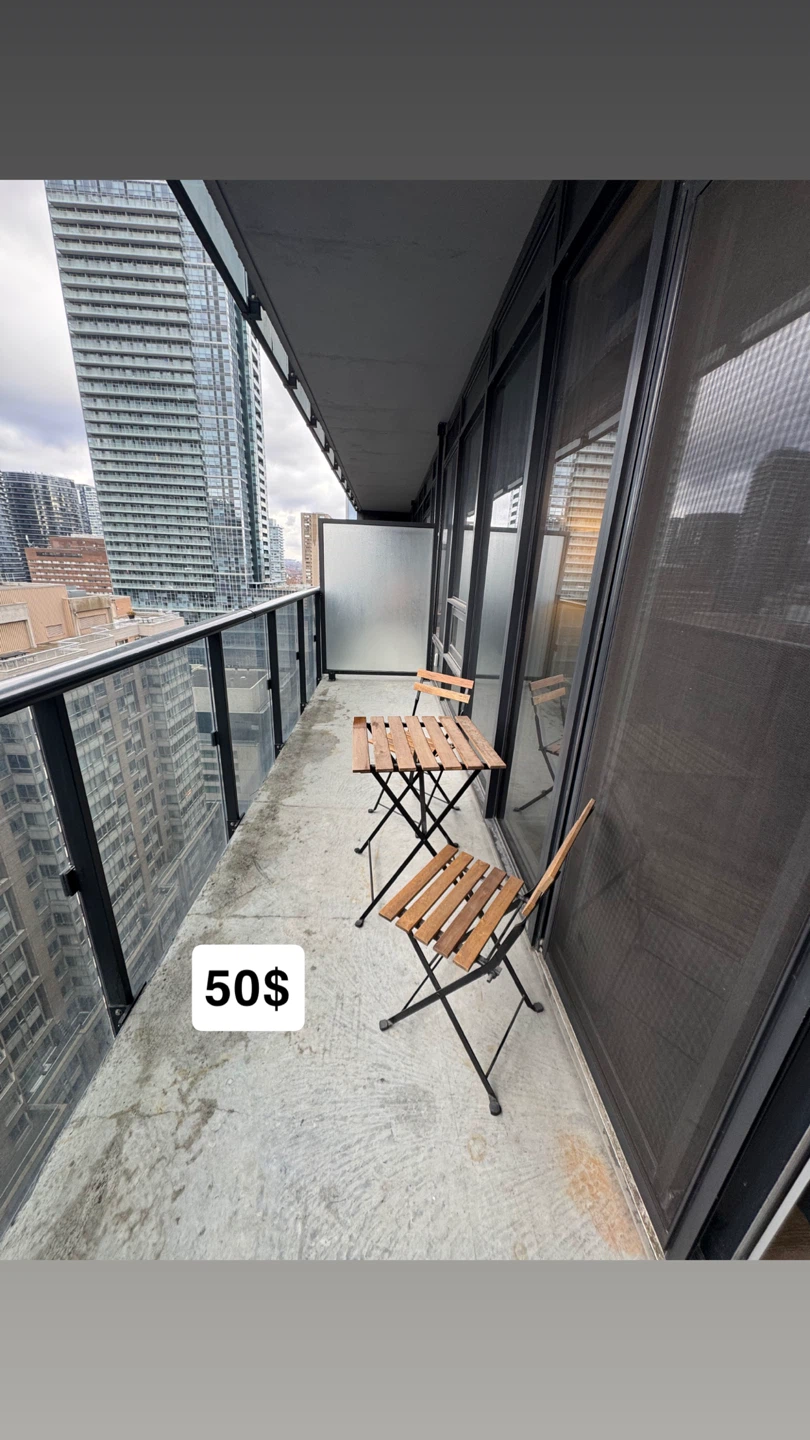 Outdoor Table and Chairs Set - $50