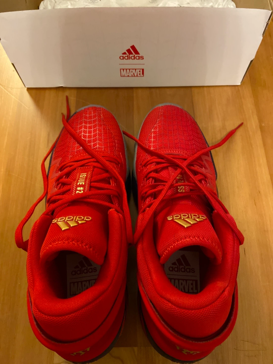 Adidas D.O.N. Spider-Man Basketball Shoes - Size 10.5 - photo 2