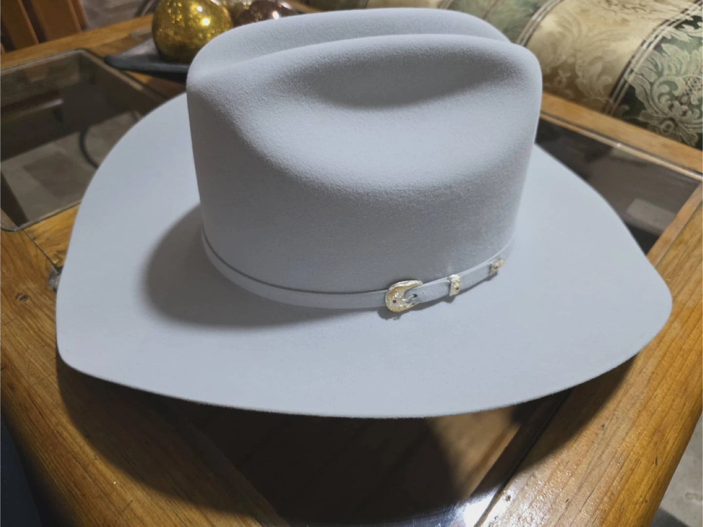 Larry Mahan Texana Real 6x Platinum Cowboy Hat - Gray - photo 3