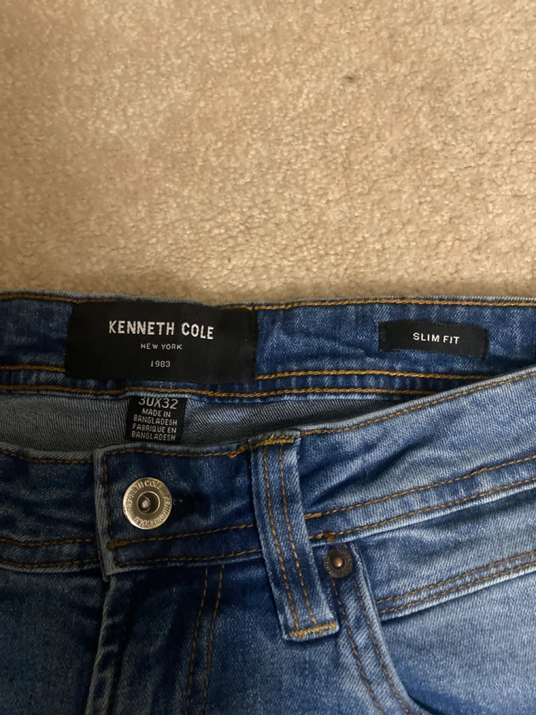 Kenneth Cole Slim Fit Jeans, 30x32 - photo 3