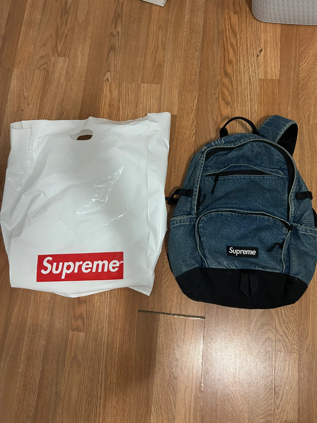 Supreme Denim Backpack