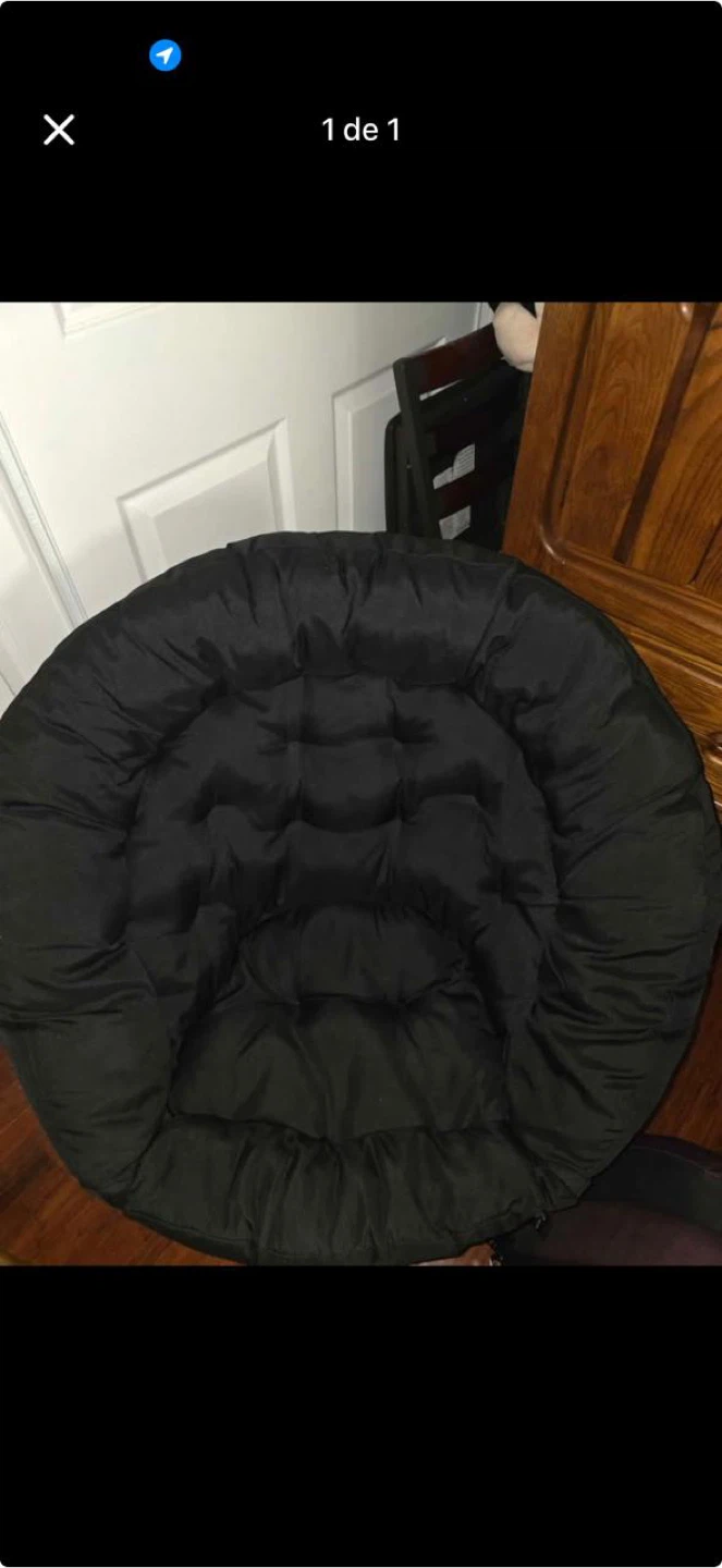 Black Papasan Chair Cushion