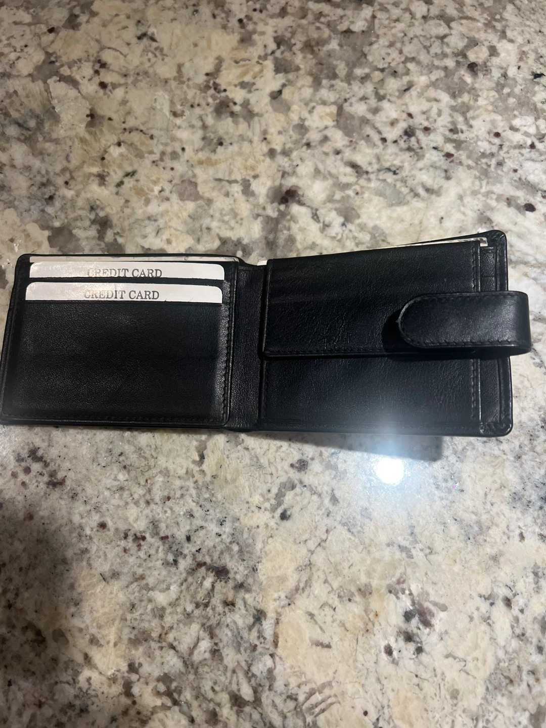 Black Leather Wallet - photo 3
