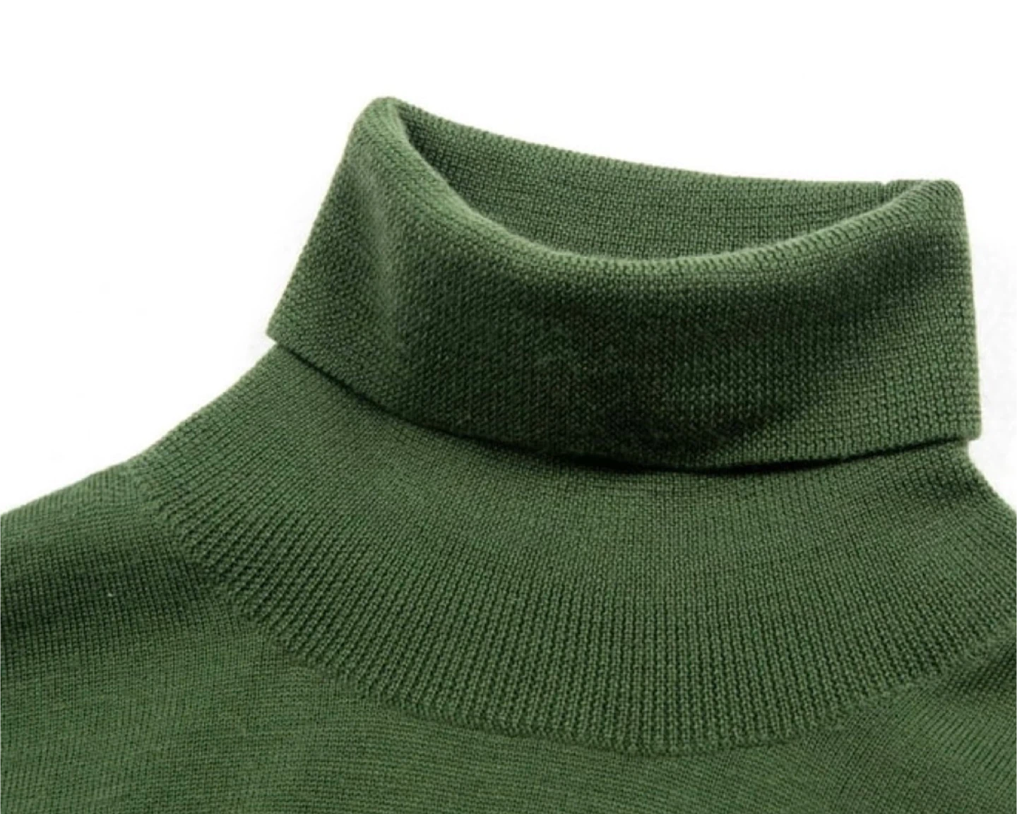 New Krumba Turtleneck Sweater - Green - photo 2