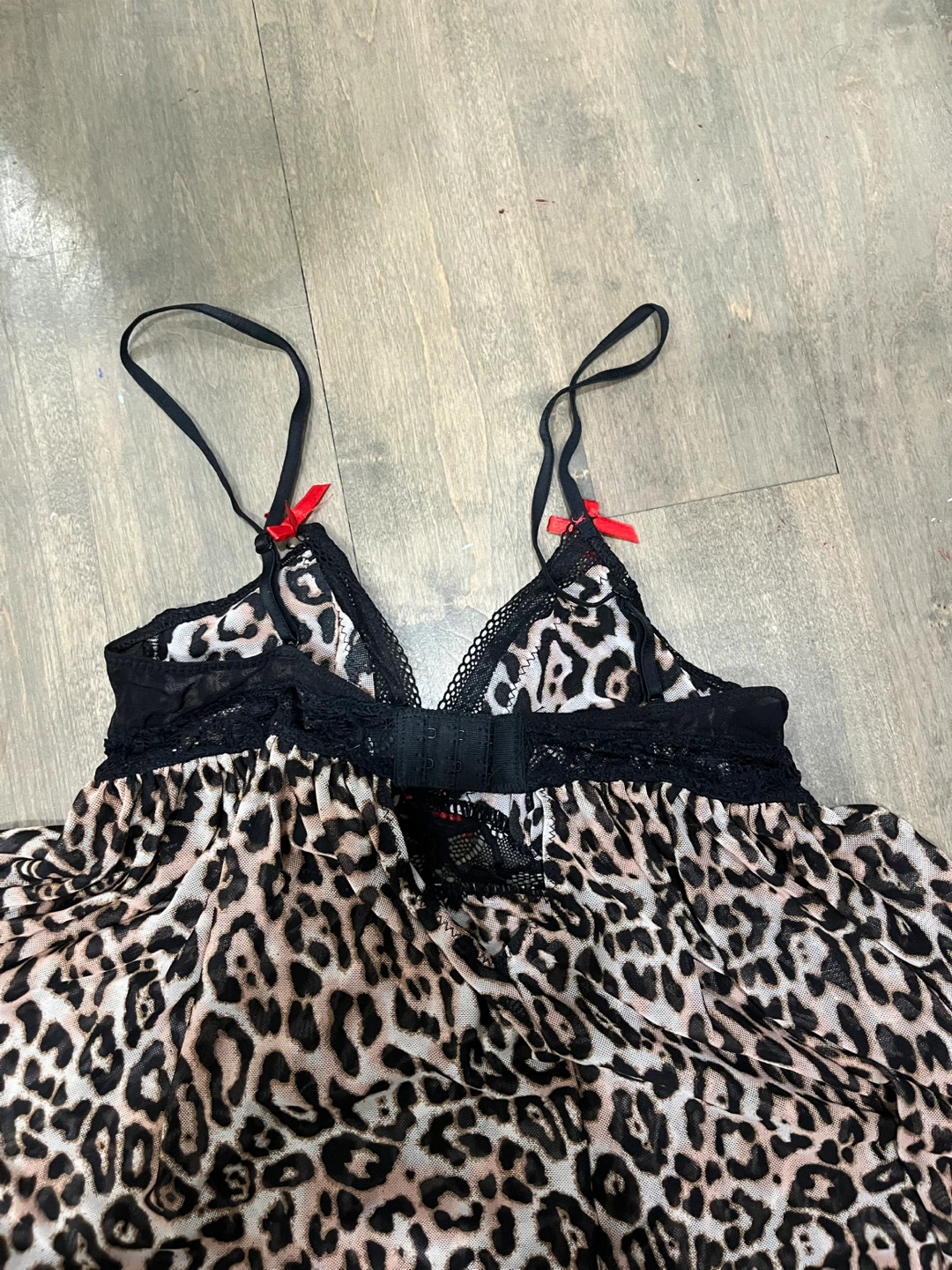 Leopard Print Babydoll top - photo 2