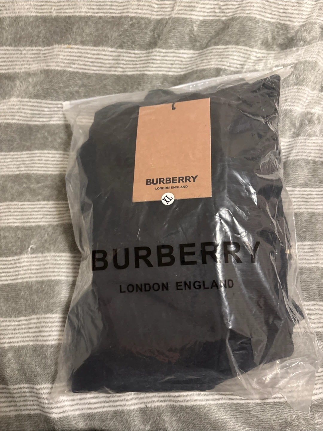Burberry Black Zip Up Hoodie - XL - New with Tags! - photo 4