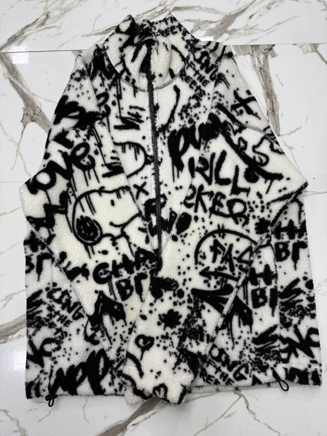 H&M x Peanuts Oversized Fleece Jacket - Size S - photo 2
