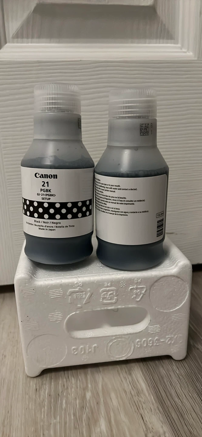 Canon G21 black ink (2 new)