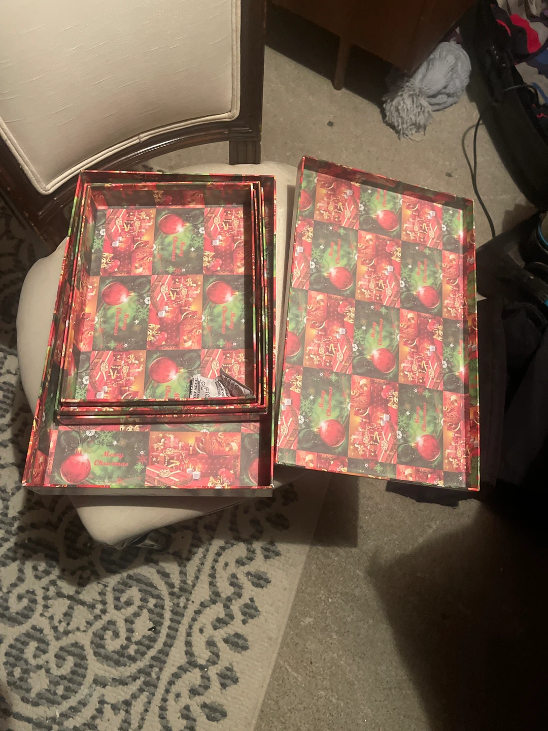 Christmas Ornament Storage Boxes